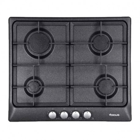 Plaque de Cuisson FOCUS F401B 4 Feux 60 cm Noir